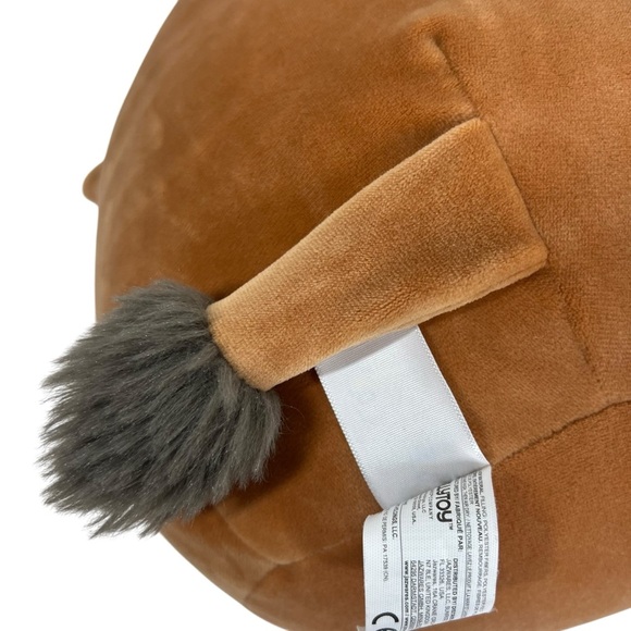 SQUISHMALLOW Shep Brown Spotted Bull Plush 12" Tall - Picture 4 of 7